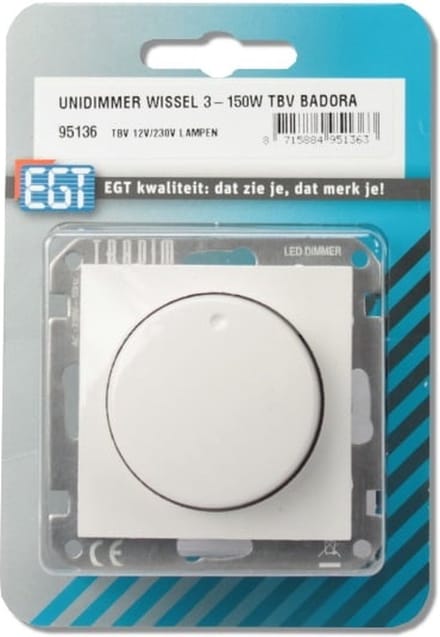 UNIDIMMER WISSEL 3-150W TBV BADORA