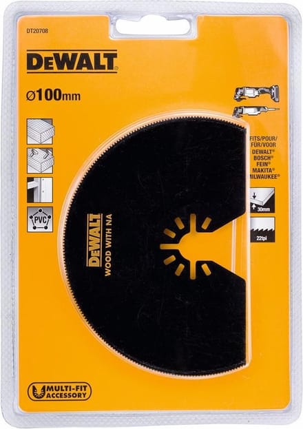 Dewalt Doorslijpschijf Dt20708 - Multi-materiaal - 100mm - 22 Tpi