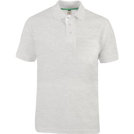 Duke Heren D555 Grant Pique Kingsize poloshirt 3XL grijs