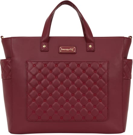 Loungefly Convertible Tote Bag Pin Trader Red
