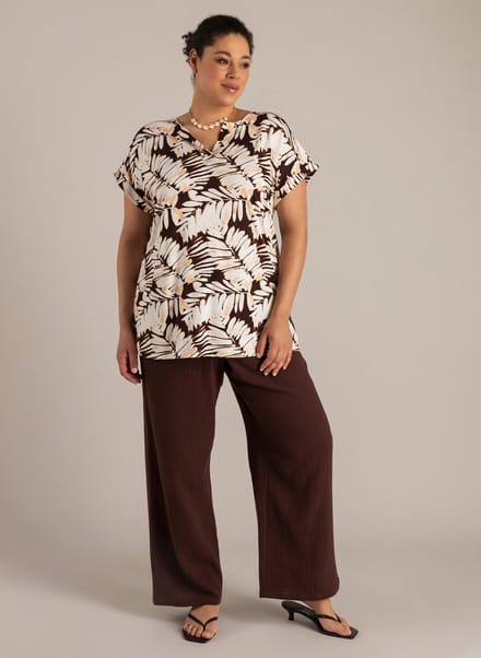 YEST CURVE Noeline Bottoms - Coffee Brown - maat 3(52)