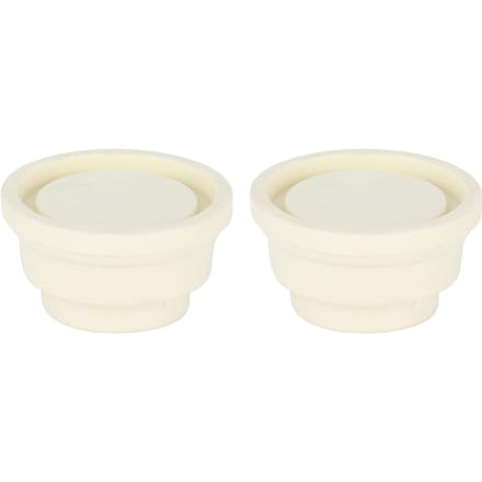 2 Stuks Zwembadladder Rubberen Plug Ladder Veiligheidsbumper Zwembadaccessoire white