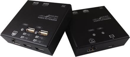 VALUE KVM Extender over Cat.5e/6, HDMI, 4 x USB