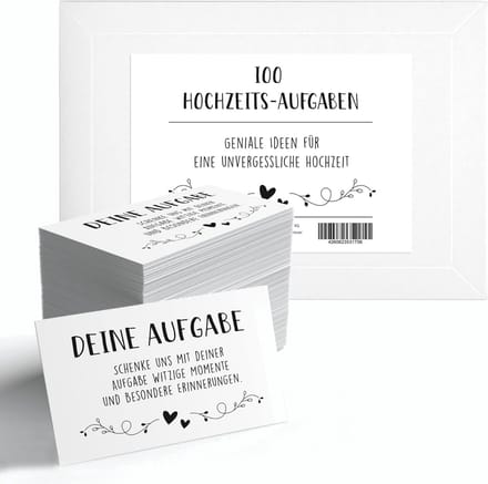 100 Unieke Opdrachtenkaarten voor een Memorabele Bruiloft