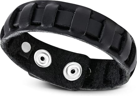 Amanto Armband Aik - Leer - 20mm - 20-23cm