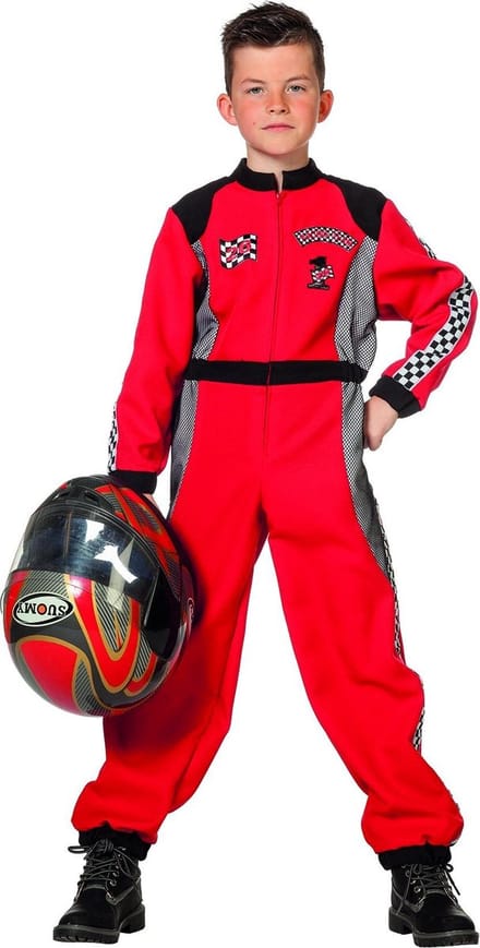 F1 Coureur pak kind luxe - Maat 116