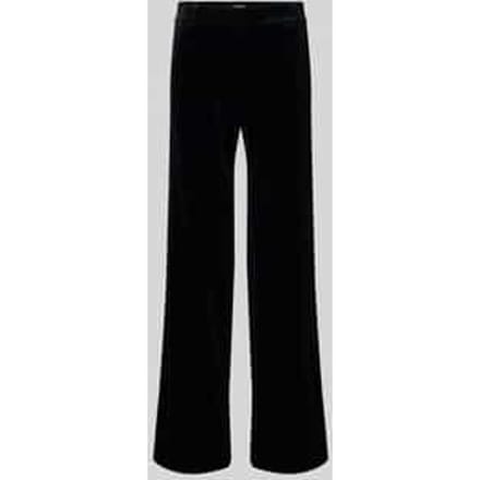 Stoffen broek met achterzakken