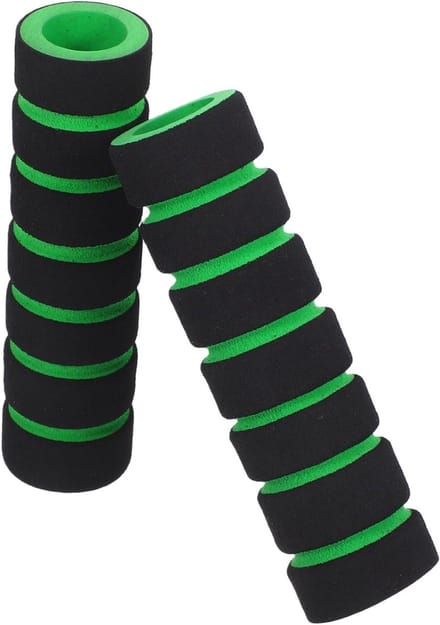 Fietshandvat Covers - Grip Covers - Comfortabel Fietsen - Schokabsorberend Foam - 2 stuks - Zwart