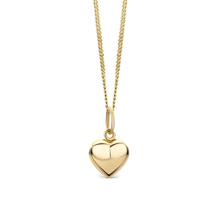 Miore Pure Collier Ketting Dames - 14 Karaat Goud - Halsketting met Hanger - 45 cm