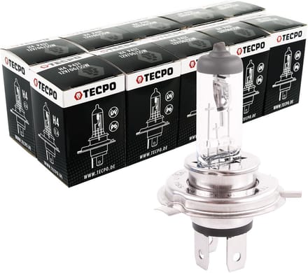 Set van 10 H4 Autolampen 12V 60/55W Gloeilampen voor Koplampen