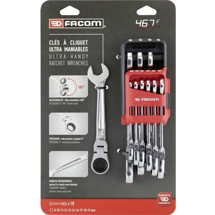 Facom 467BF.JP10PB Ratel-reparatieset