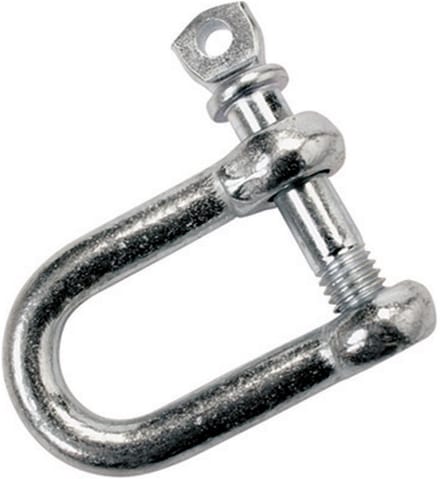 D-Sluiting M8 Verzinkt – Gesmede Harpsluiting / Ankerschalm voor Kabels en Kettingen – TOOLTECH