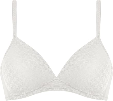Naturana - Soft bh met pied de poule patroon - 5665 - Ecru - 95D