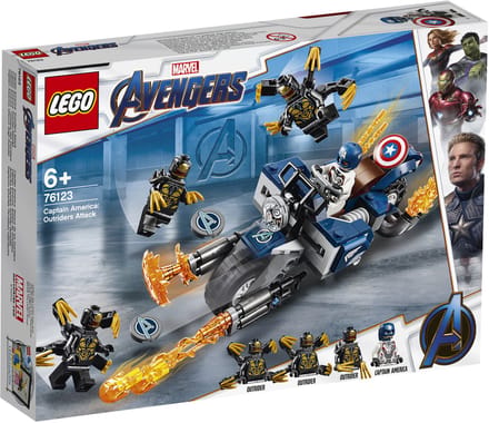 LEGO Marvel Super Heroes Captain America: Outriders Attack 76123