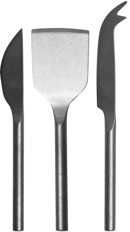 Gusta - Sunday - Kaasmesjes - Vintage zilver - Set van 3
