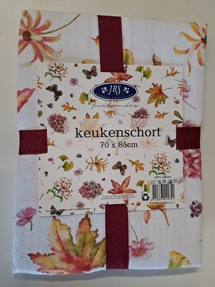 Keukenschort Janneke Brinkman Herfstbloem/blad
