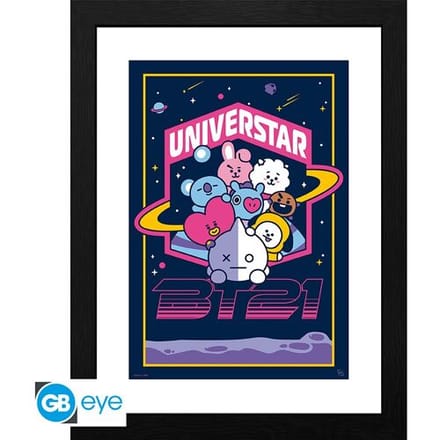 GBeye BT21 Framed Print 30x40CM-Universtar (Diversen) Nieuw