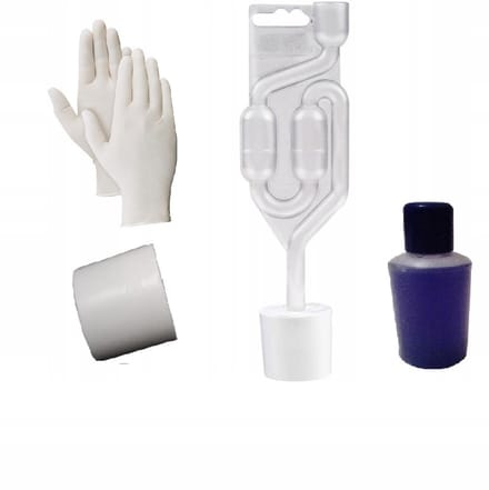 AMD TOOLS Pro Series - Koppakking Tester Set - CO2 Lektest Koelsysteem - Inclusief Adapter 37-41mm - 50ml Reactievloeistof (25 tests) & Gratis Handschoenen