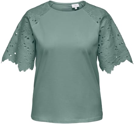 ONLY CARMAKOMA - CARLINA S/S O-NECK TOP JRS - Dames - T-shirts