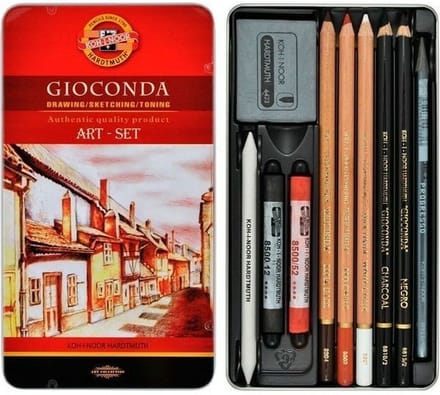 Tekenset Michel Gioconda Art 10 Onderdelen