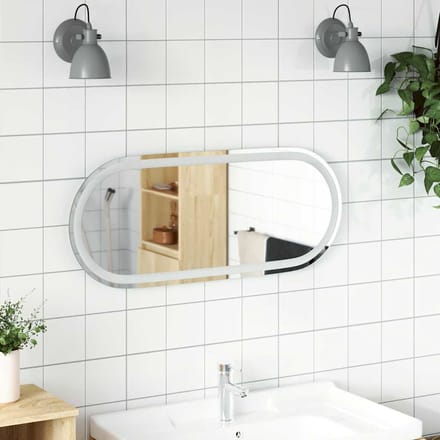 Vidaxl Lustre de Salle de Bain avec LED, 90x40 cm, Ovale