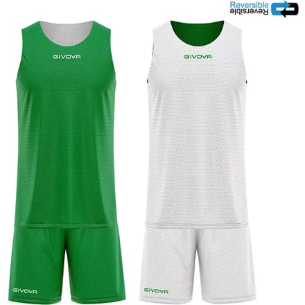 Givova Double Set Zonder Mouwen Groen,Wit L