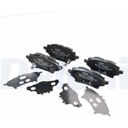 Remblokset DELPHI LP3608, achter