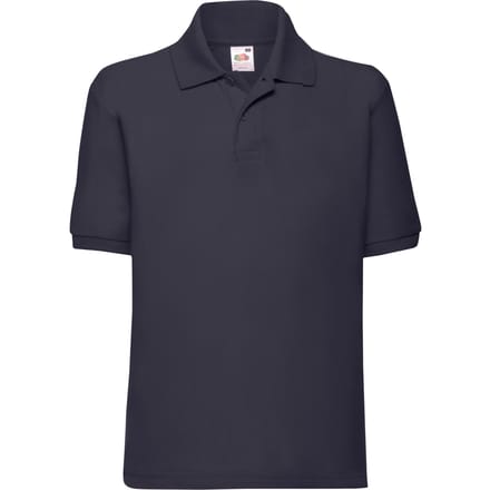 Fruit of the Loom Kinder/Kinder 65/35 Poloshirt (Deep Navy)