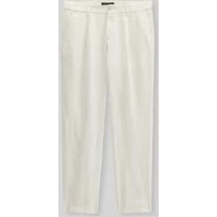 Linnen broek model 'OSBY JOGGER PLEATS'