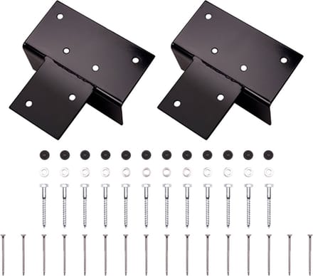 Platinum Sun & Shade – Pergola kit - Verlenging element voor monteren van Pergola palen - Zwart