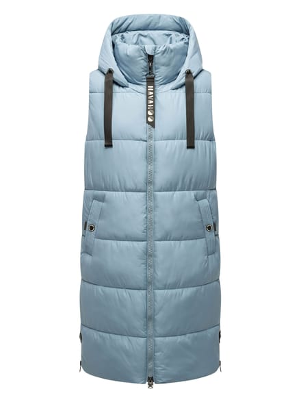 Navahoo dames lange bodywarmer Schnuffelchen – Warm & Stijlvol met Capuchon