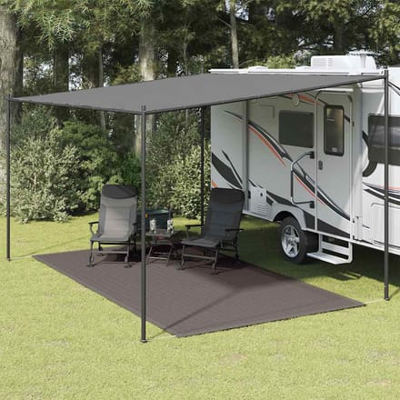 vidaXL - Tenttapijt - 250x350 - cm - antracietkleurig