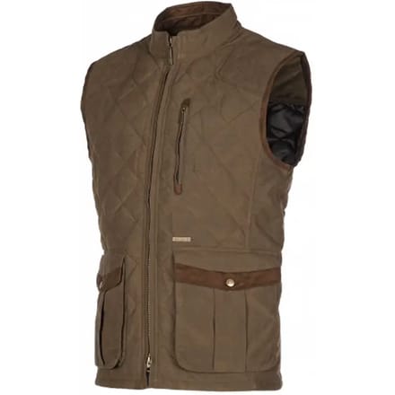 Elegante gewatteerde mouwloze wollenjas Baleno Thames