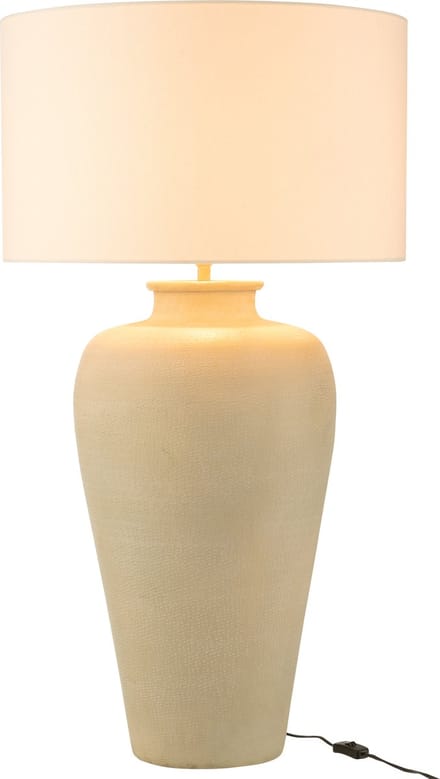 J-Line lamp Cilinder - aluminium - ecru