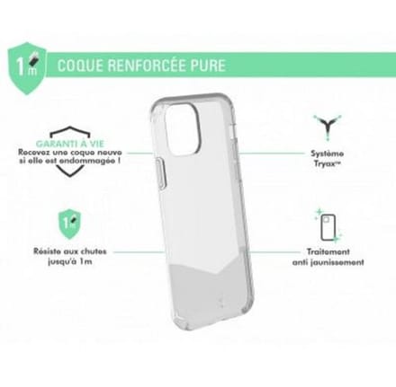 Force Case, Hoesje geschikt voor iPhone XR / 11 - PURE Versterkt, Transparant