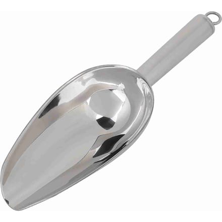 1PC Roestvrij Staal Multifunctionele IJsschep Voedschep Koffiebonen Gedroogd Fruit Schep(24oz) gray