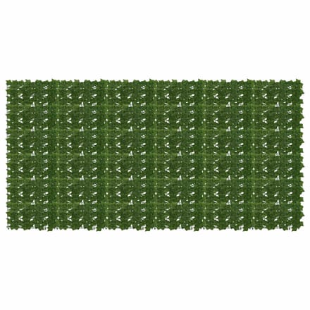 vidaXL - Balkonscherm - met - bladeren - 300 - x - 150 - cm - Polyethyleen - en - Stof
