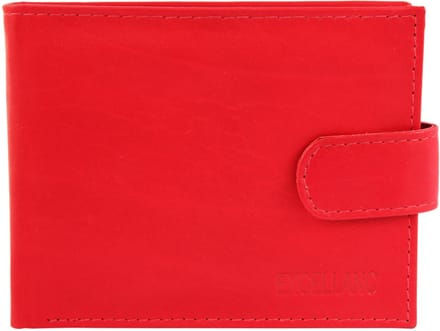 Excellanc heren portemonnee leer Rood