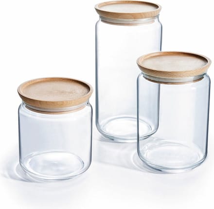 Pure Jar Voorraadpot Kurk Deksel 1l Durable