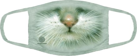 The Mountain Mondmasker Kat – Grey Kitten Face – 3-Laags Katoen – Herbruikbaar