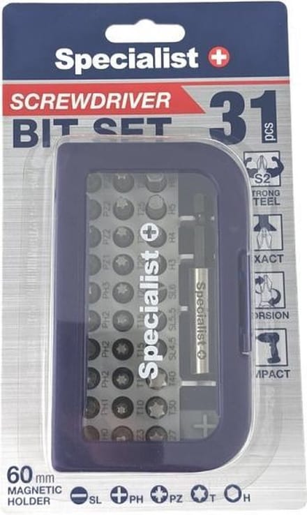 Specialist + Torsion 31 st, S2 staal, Impact