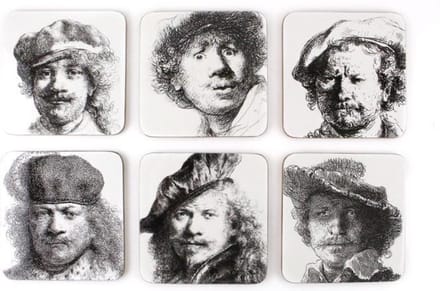 Onderzetters, Rembrandt Zelfportretten