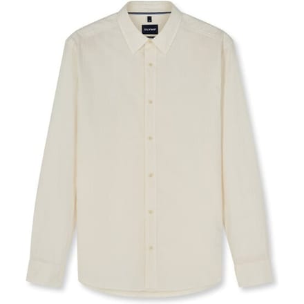 OLYMP Casual Overhemd, Regular Fit, Kent, Gebroken Wit