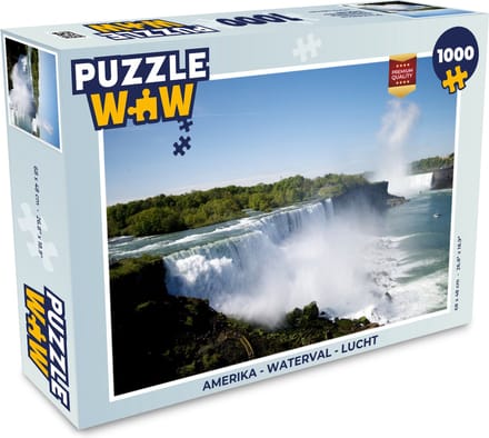 Puzzel Amerika - Waterval - Lucht - Legpuzzel - Puzzel 1000 stukjes volwassenen