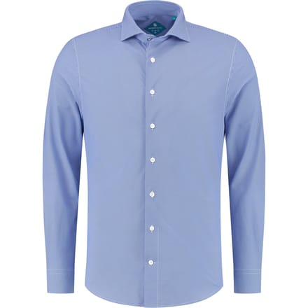 District Indigo Overhemd Performance Print M Blue (7.21.025.770 - 316)