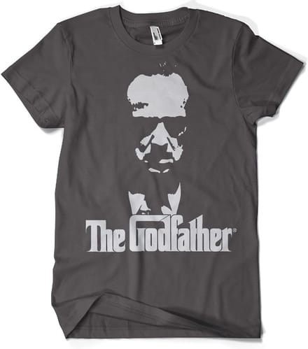 The Godfather Heren Tshirt -S- Shadow Grijs