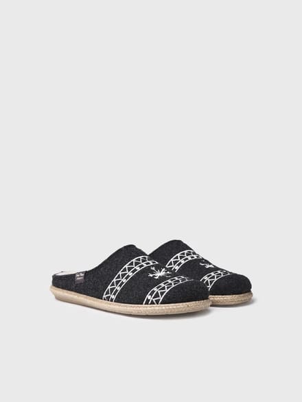Viltslippers voor heren | TOBI-EF
