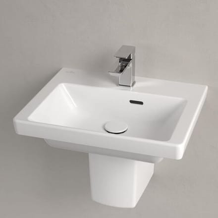 Villeroy & Boch Subway 3.0 wash hand basin 50 cm, with 1 tap hole, with overflow 43705001
