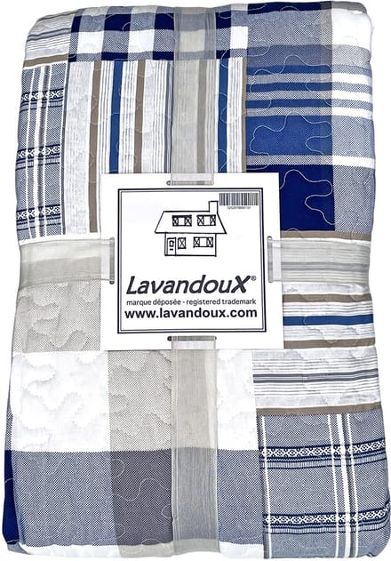 Lavandoux - Bedsprei - Blue Loft - 240 x 220 cm - 2-persoons - Blauw
