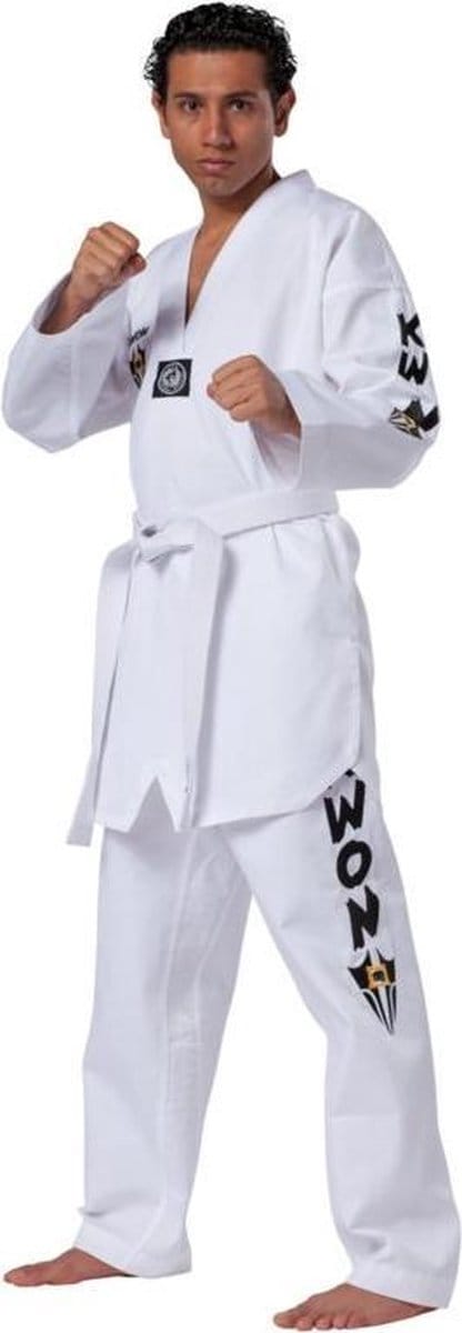 KWON Taekwondopak Starfighter witte V-hals